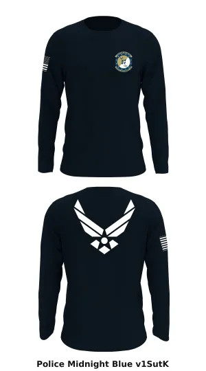 165th Cadet Wing Store 1 Core Men's LS Performance Tee - v1SutK