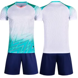 22/23 Custom Men Kids Soccer Jersey Set for Children Quick Drying Breathable Man Youth Team Club Training Football Uniform Set