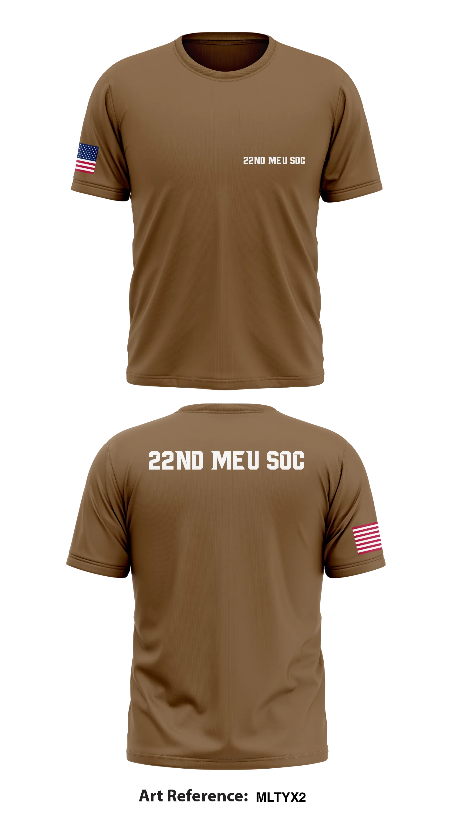 22nd MEU SOC Store 1 Core Men's SS Performance Tee - MLTYx2