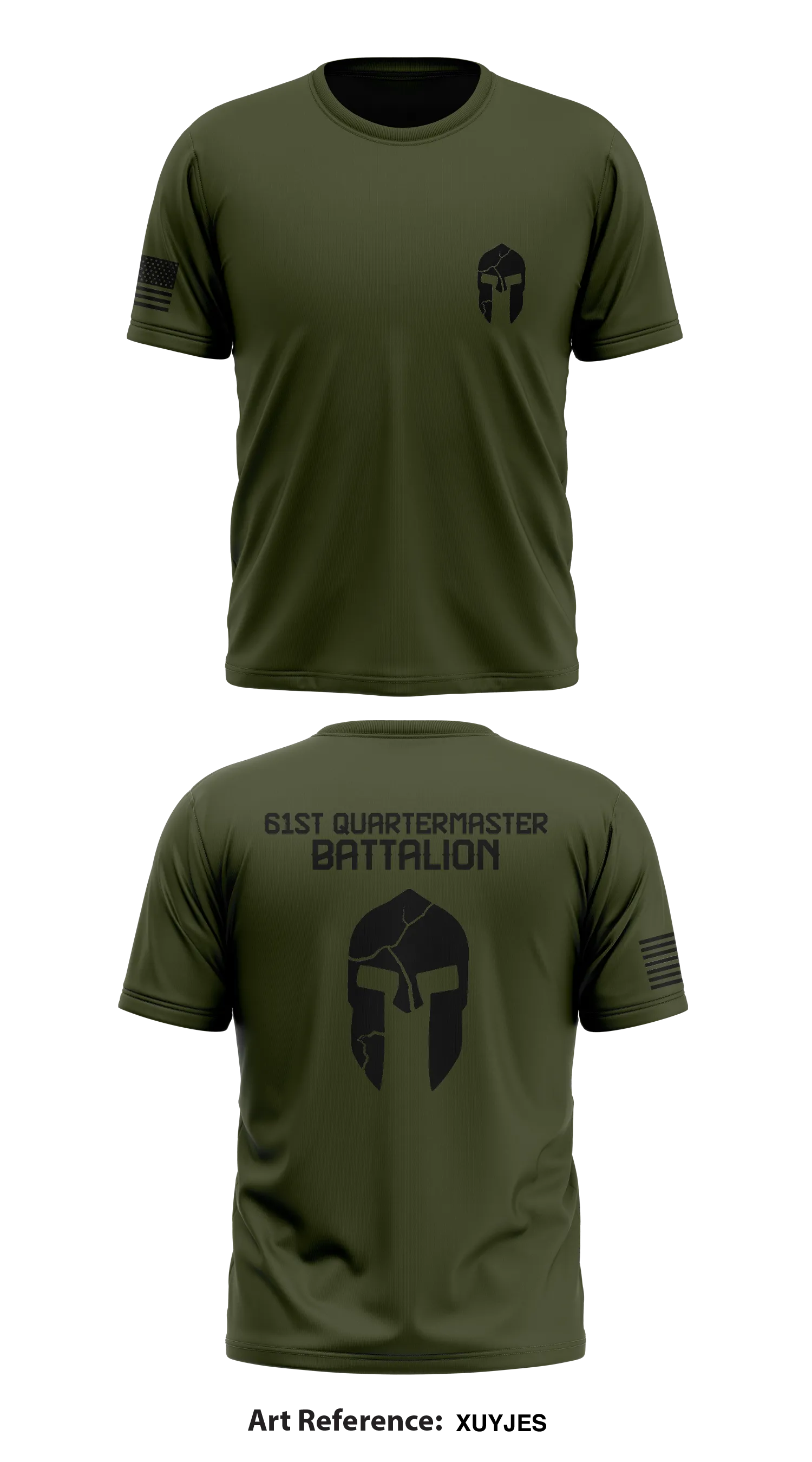 61st QUARTERMASTER BATTALION Store 1 Core Men's SS Performance Tee - xuyJES