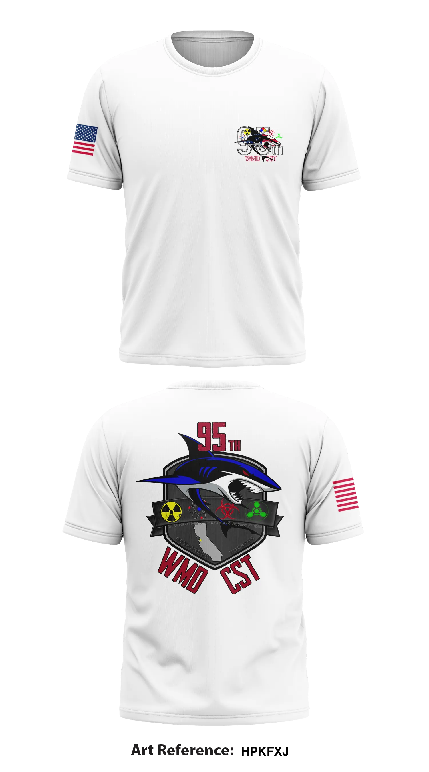95th Weapons of Mass Destruction - Civil Support Team  Core Men's SS Performance Tee - HpkFXj