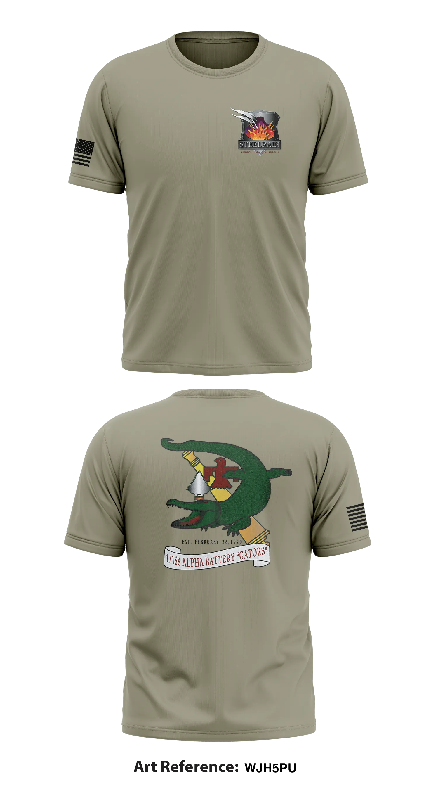 A BTRY 1-158 Store 1 Core Men's SS Performance Tee - WJh5pU