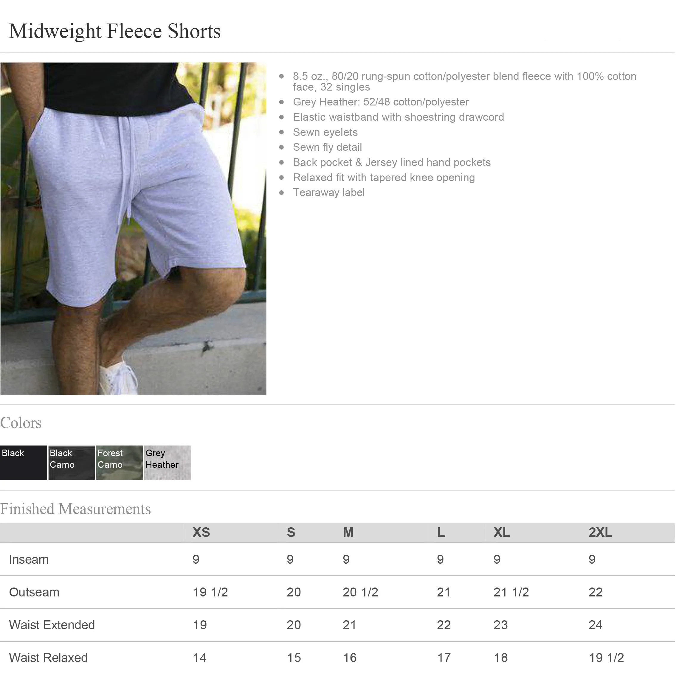 Alpha Gamma Rho Midweight Fleece Shorts
