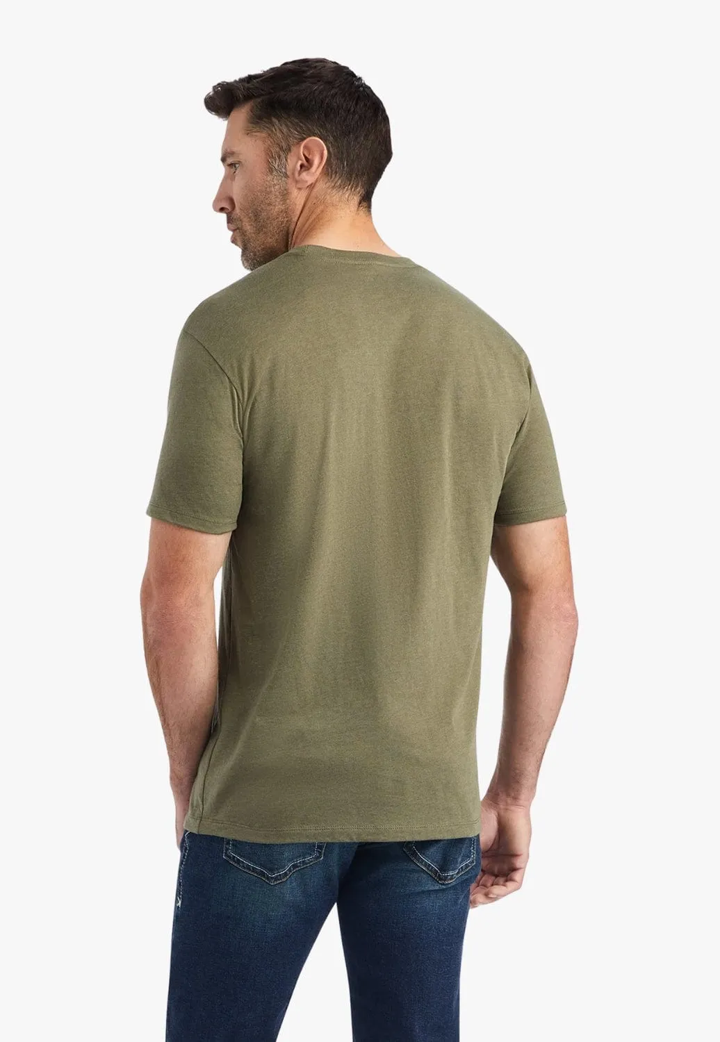 Ariat Mens Camo Badge T-Shirt