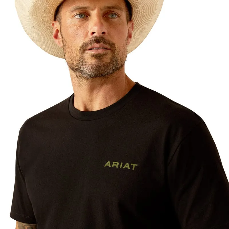 Ariat Men's Camo Corps Black Short Sleeve Graphic T-Shirt 10051762