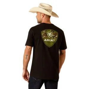 Ariat Men's Camo Corps Black Short Sleeve Graphic T-Shirt 10051762