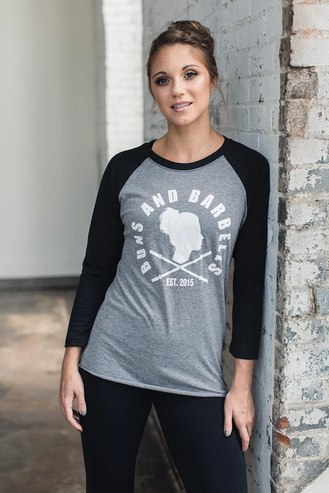 B&B Baseball Tee - Black/Grey