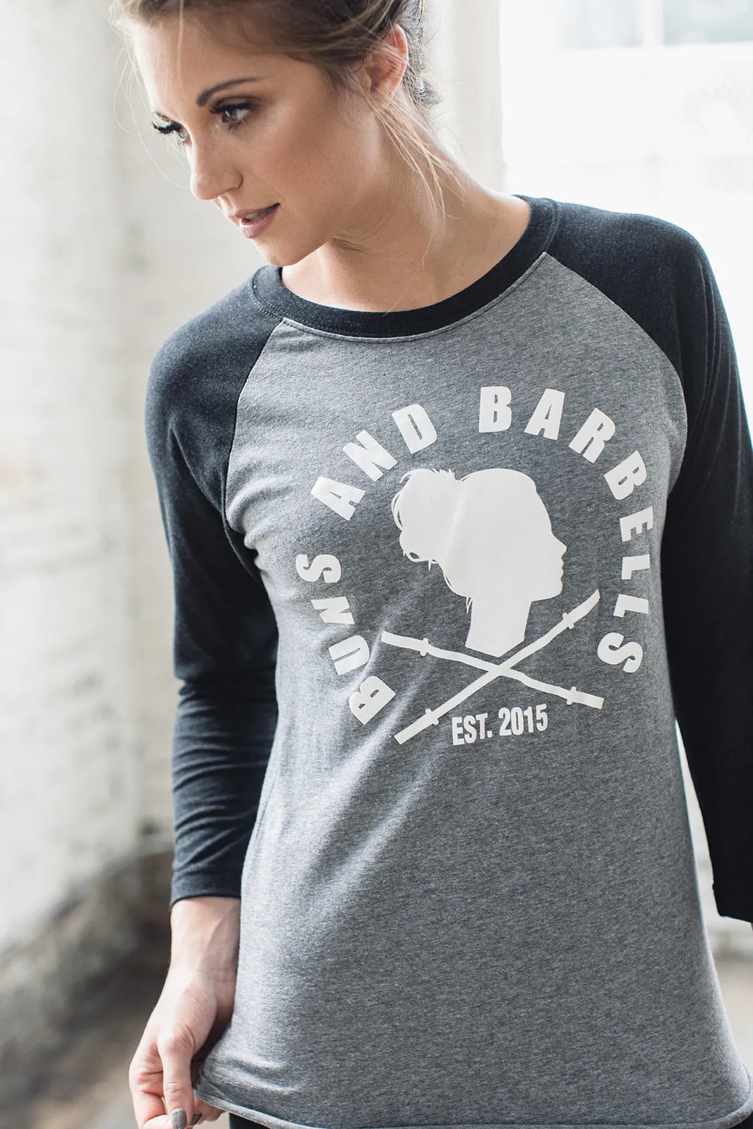 B&B Baseball Tee - Black/Grey