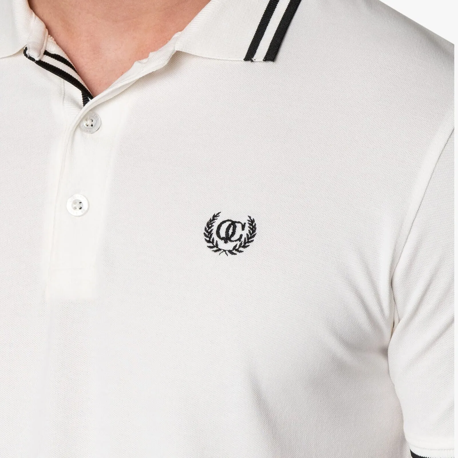 BATERA POLO | OFF WHITE/BLACK