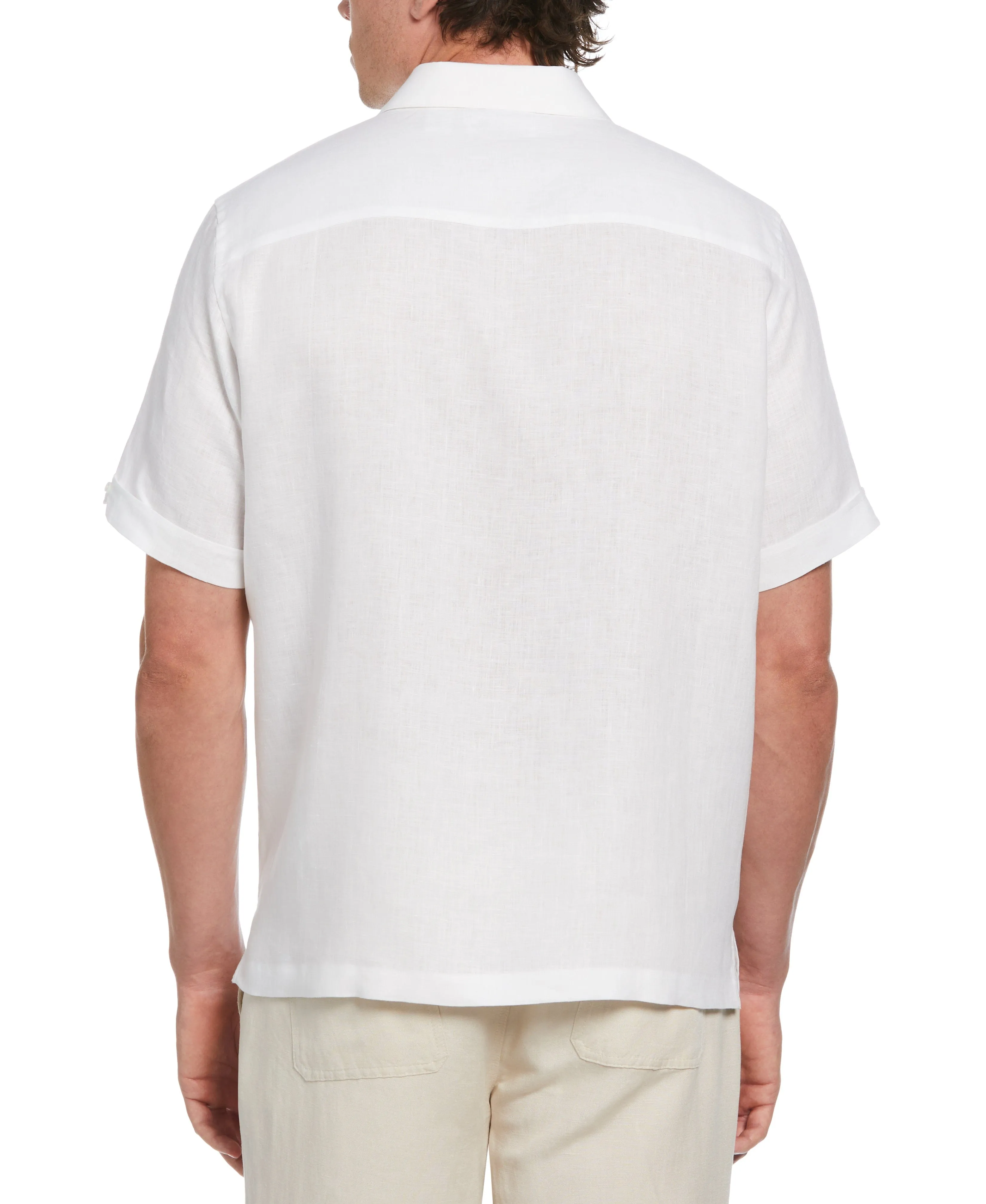 Big & Tall TravelSelect™ Linen-Blend One Pocket Shirt