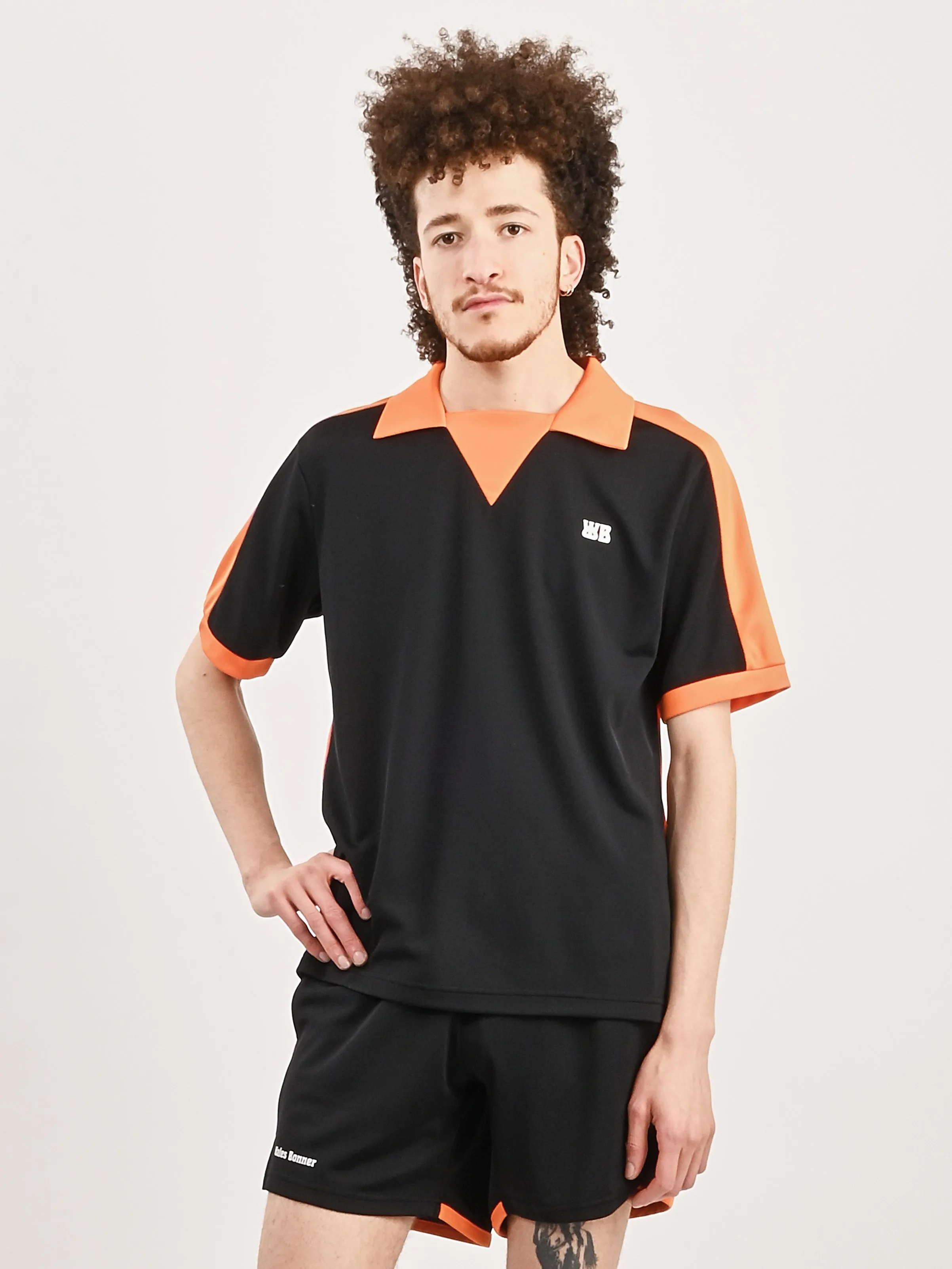 Black/Orange Home Jersey Polo