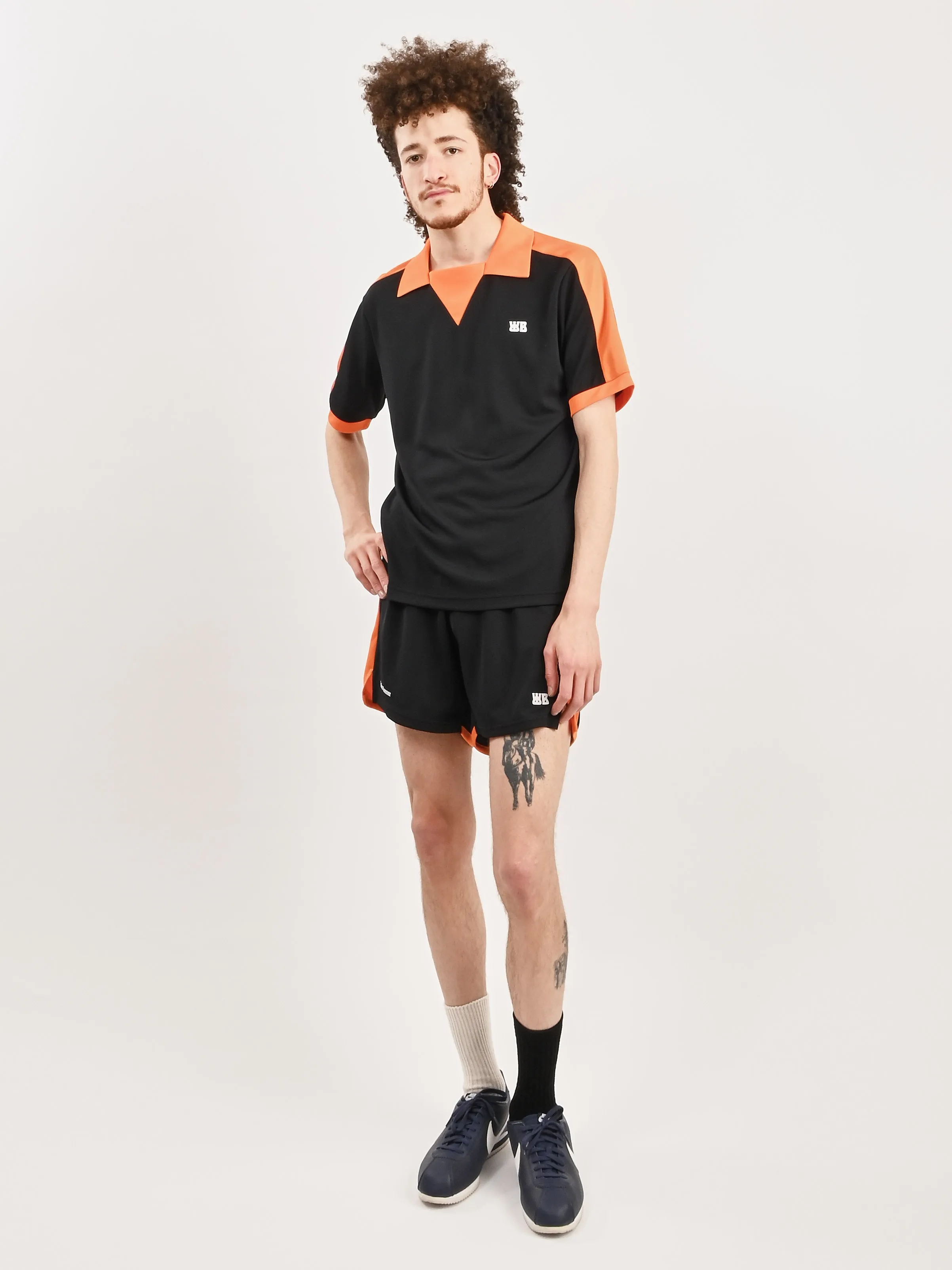 Black/Orange Home Jersey Polo