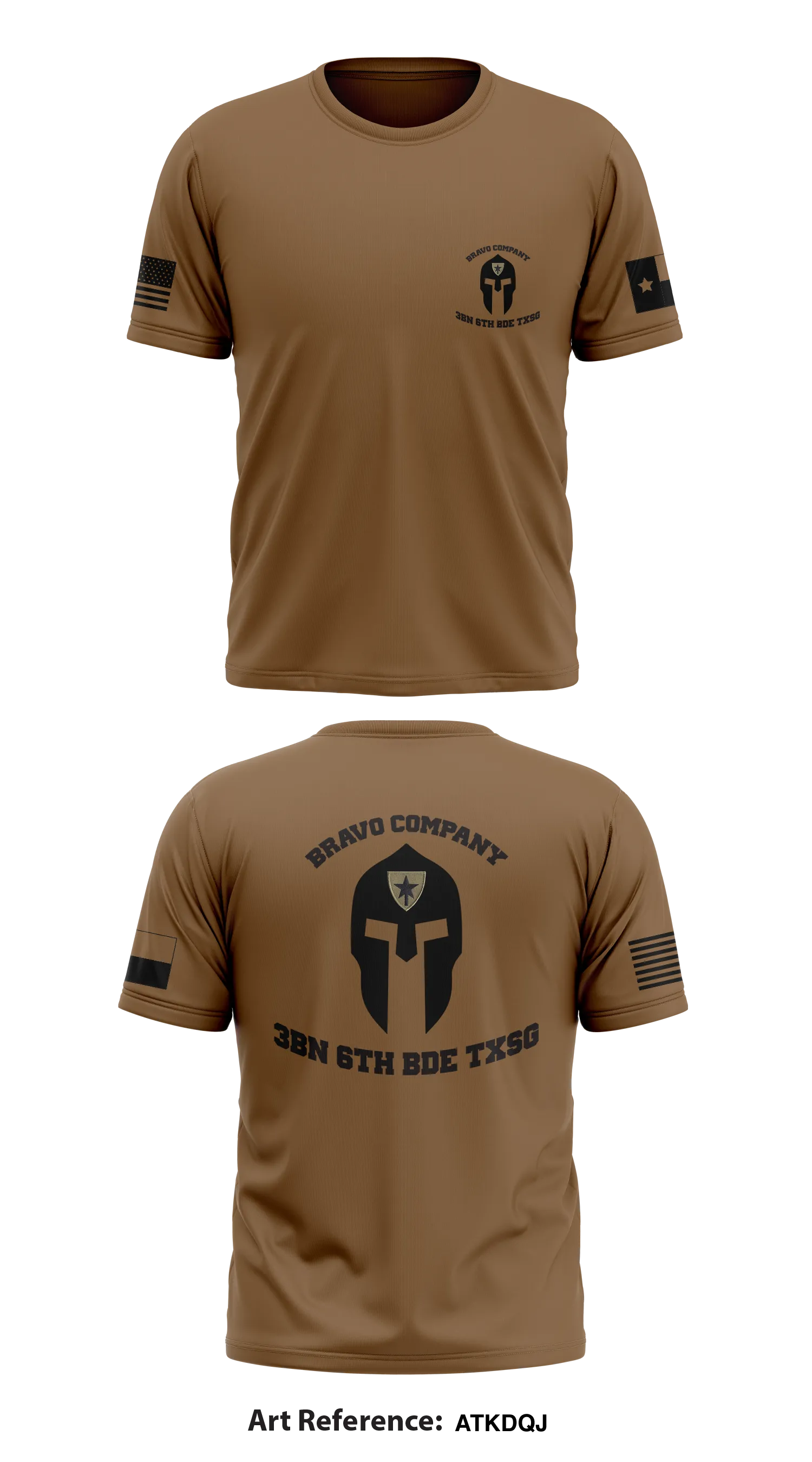 Bravo Company 3BN 6th BDE TXSG  Store 1 Core Men's SS Performance Tee - aTkDQJ