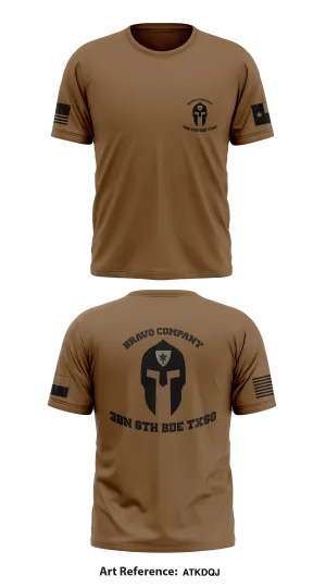 Bravo Company 3BN 6th BDE TXSG  Store 1 Core Men's SS Performance Tee - aTkDQJ