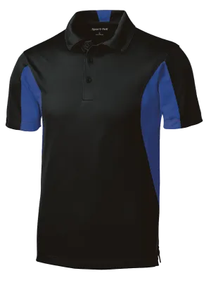 C1765M Mens Side Blocked Micropique Sport-Wick Polo