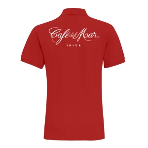 Café del Mar Ibiza White Logo Men's Polo T-Shirt