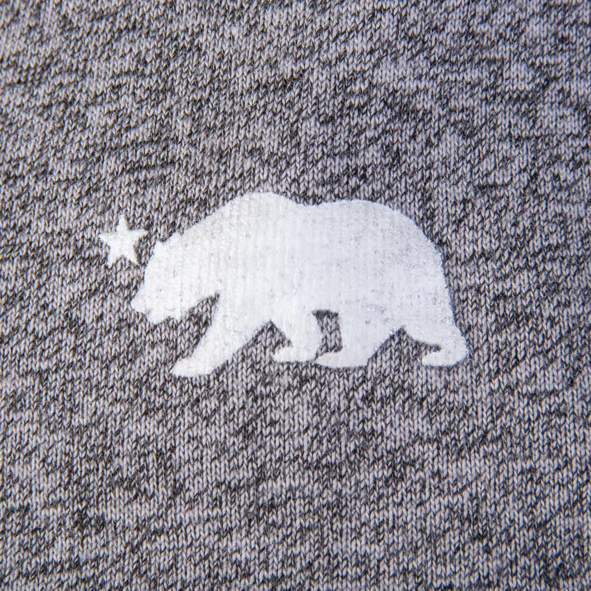 California Champion Performance Hooded T-shirt Gray Heather Glow in the Dark