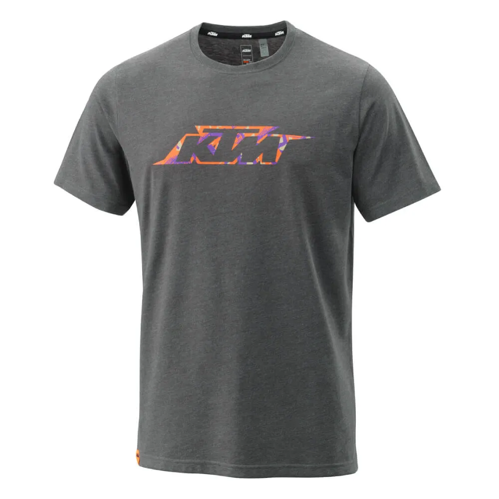 Camo T-Shirt Dark Grey Melange