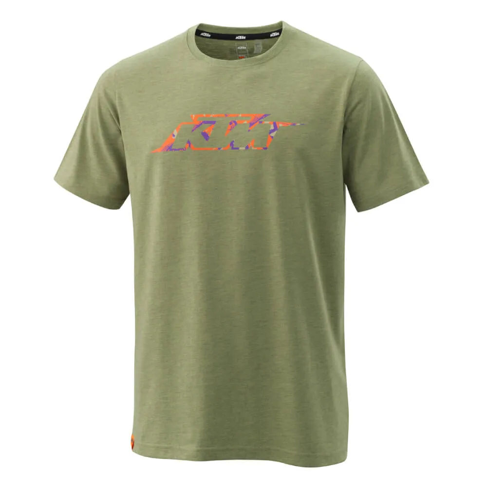 Camo T-Shirt Green Melange