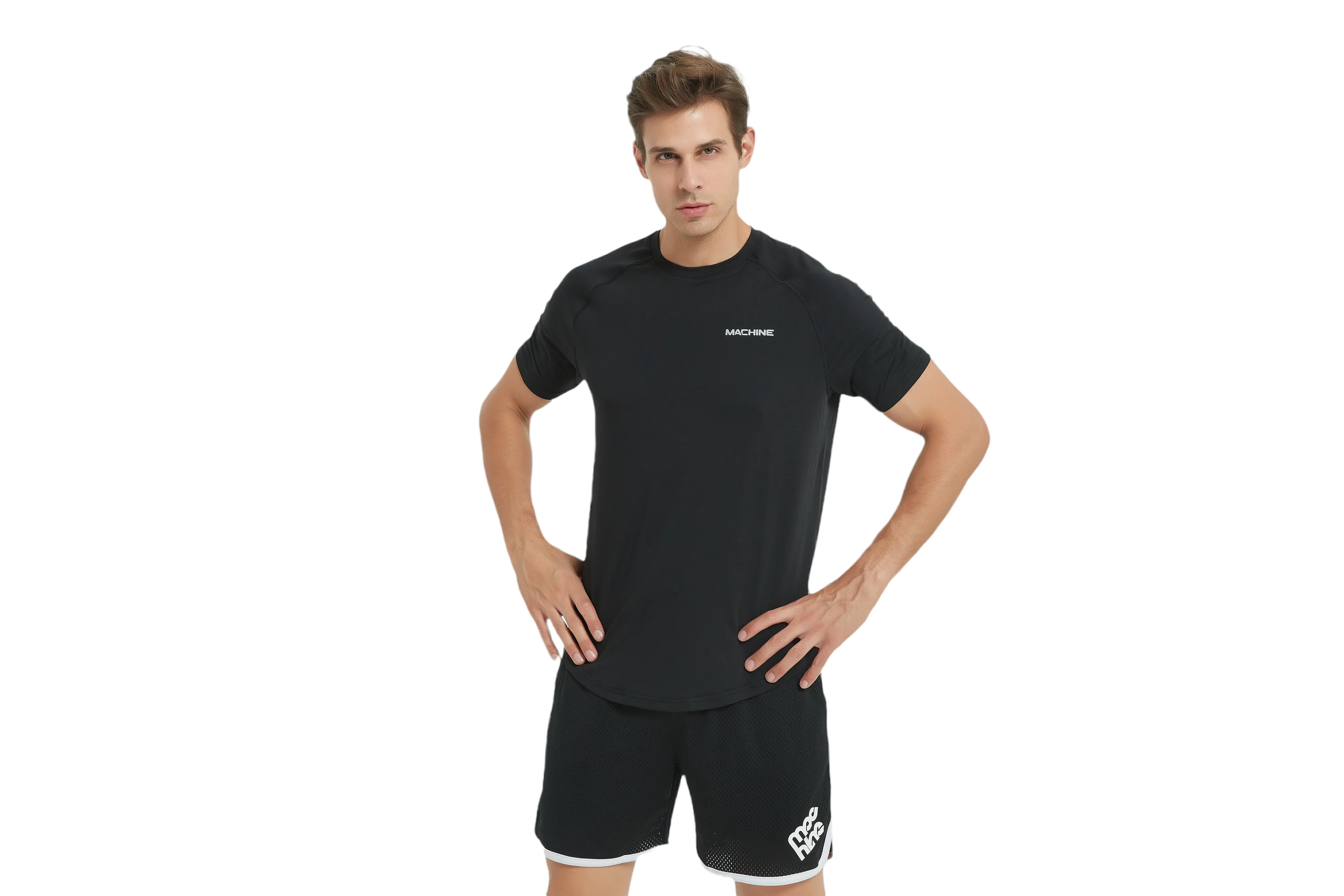 Carroll Performance SS Top  Black/Neon