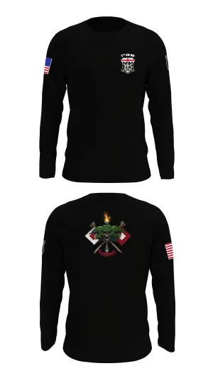 Charlie Company, 7th BEB, 1 BCT, 10th MTN DIV Store 1 Core Men's LS Performance Tee - 52698751895