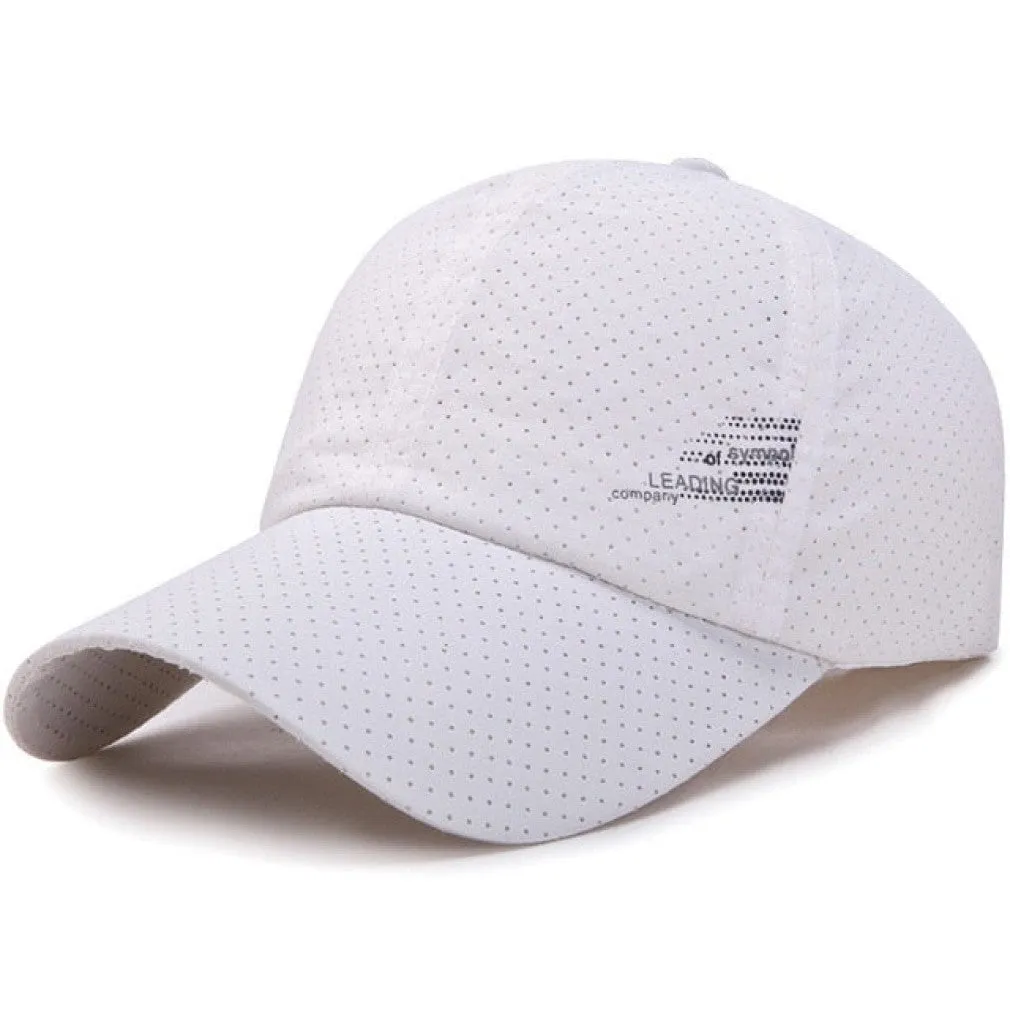 ContiNent 33 Men Women  Summer Baseball Cap  Quick Drying  Hats Unisex Breathable Sport  Pure Color Snapback Hat bone baseball hat