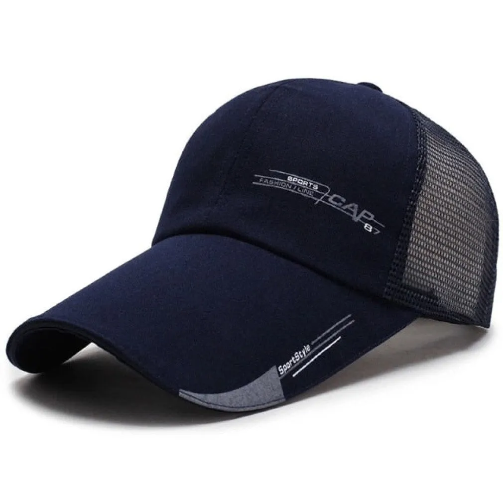 ContiNent 33 Men Women  Summer Baseball Cap  Quick Drying  Hats Unisex Breathable Sport  Pure Color Snapback Hat bone baseball hat