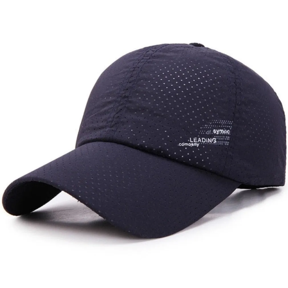 ContiNent 33 Men Women  Summer Baseball Cap  Quick Drying  Hats Unisex Breathable Sport  Pure Color Snapback Hat bone baseball hat