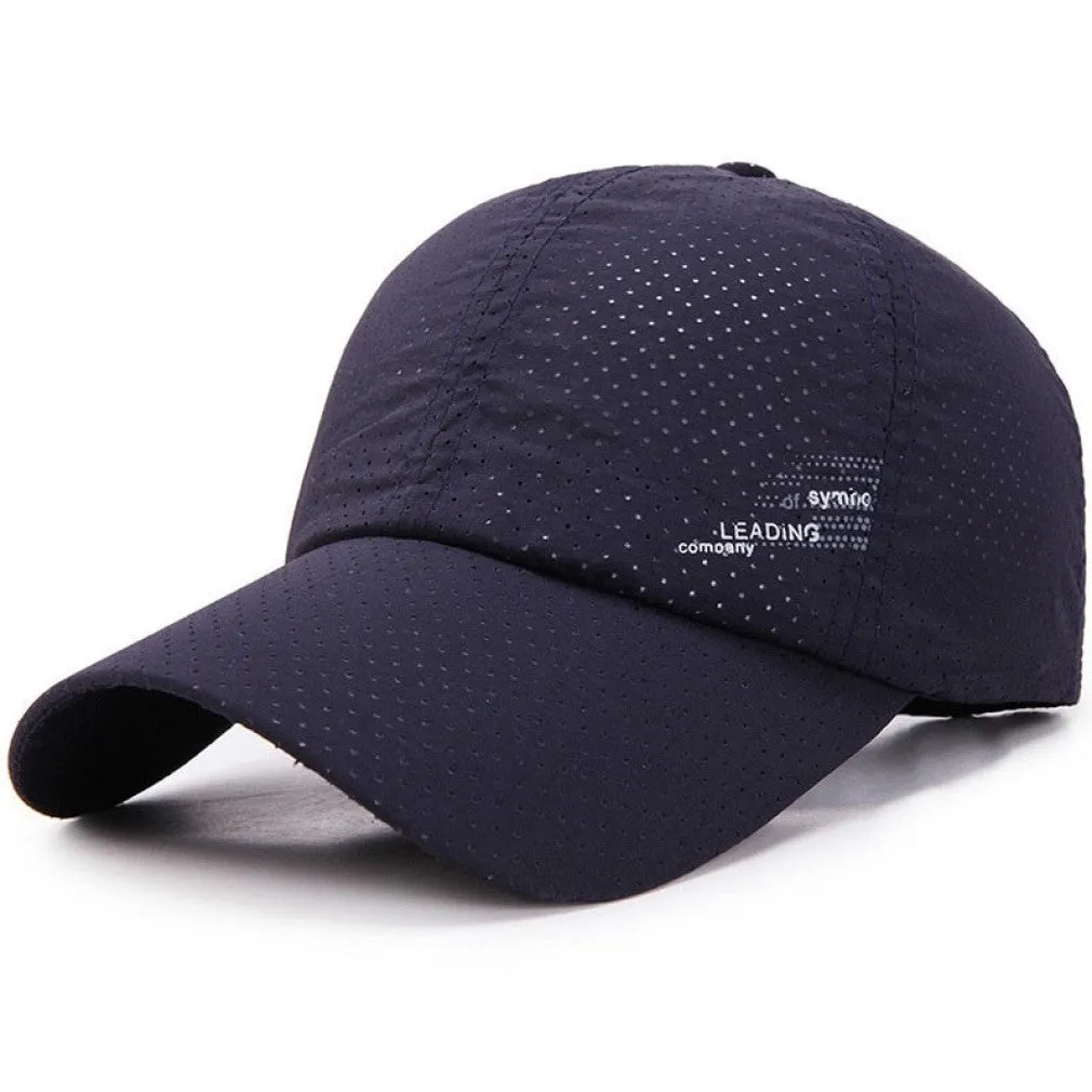 ContiNent 33 Men Women  Summer Baseball Cap  Quick Drying  Hats Unisex Breathable Sport  Pure Color Snapback Hat bone baseball hat