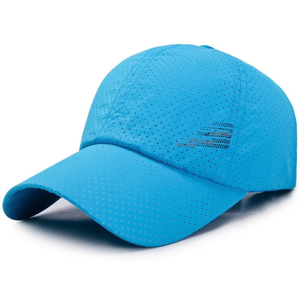 ContiNent 33 Men Women  Summer Baseball Cap  Quick Drying  Hats Unisex Breathable Sport  Pure Color Snapback Hat bone baseball hat