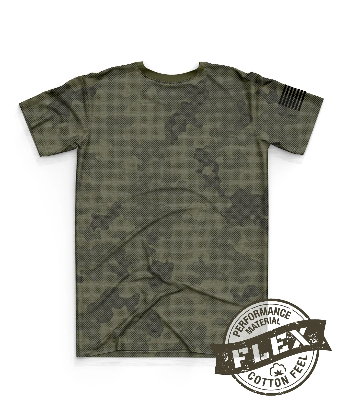 Core Men's SS Flex Performance Tee - Original Camo - OD