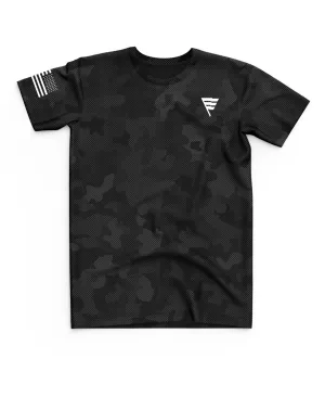 Core Men's SS Performance Tee - Original Camo - Black