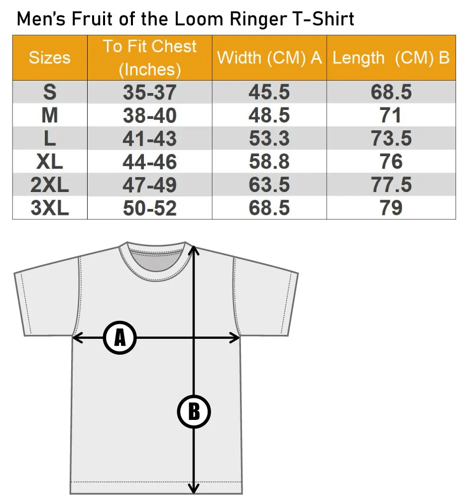Cracked Skull Mens Ringer T-Shirt FotL