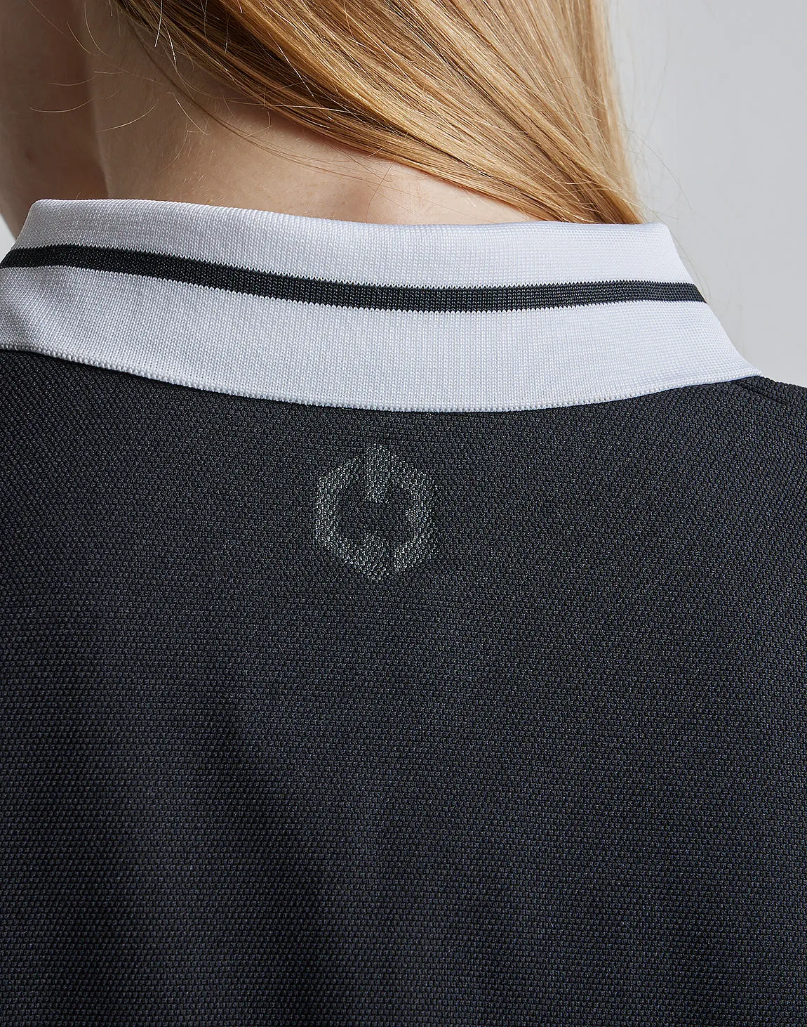 CRONOS BLACK POLO SHIRTS【BLACK】