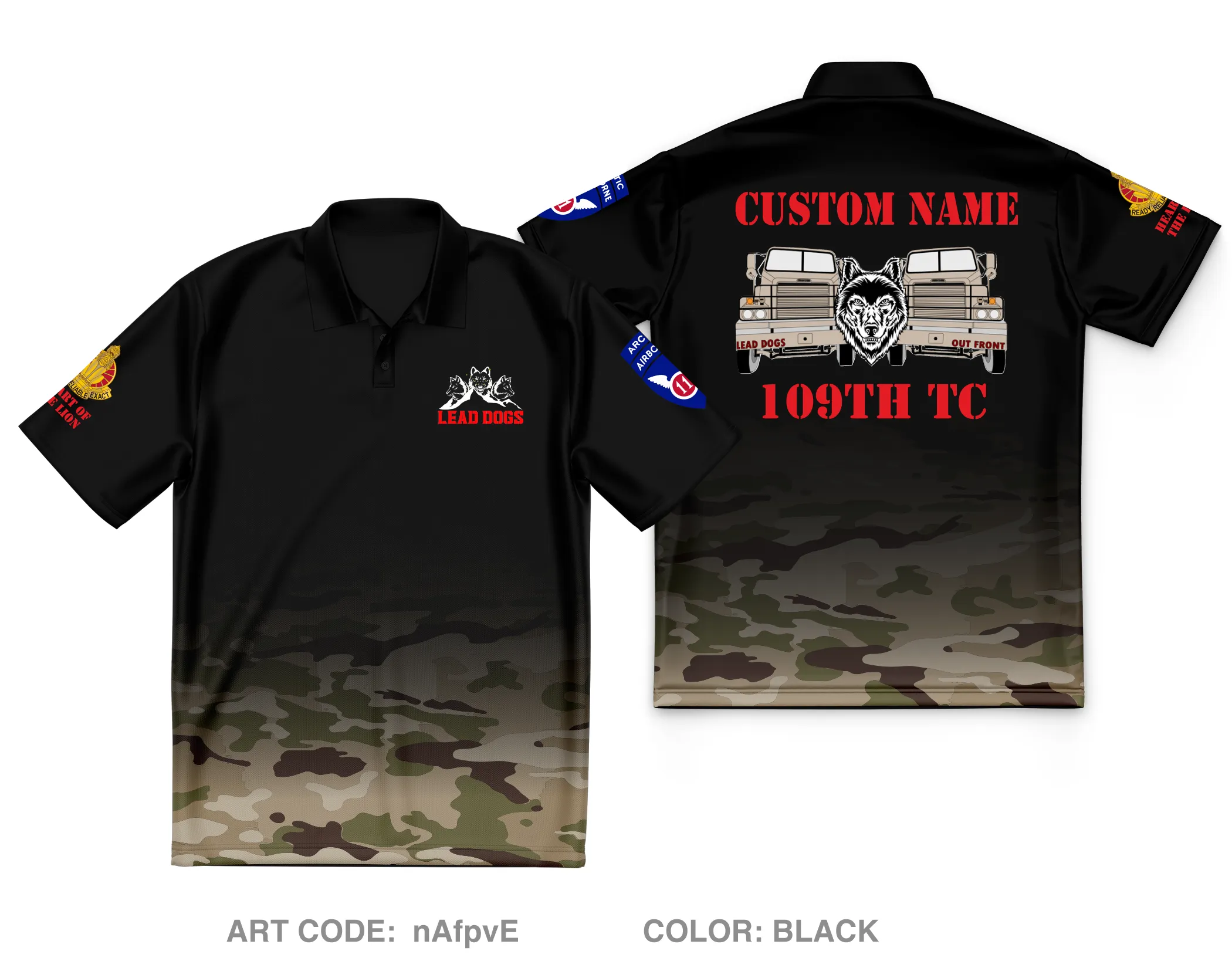 CUSTOM 109th TC Core Men's SS Performance Polo - nAfpvE