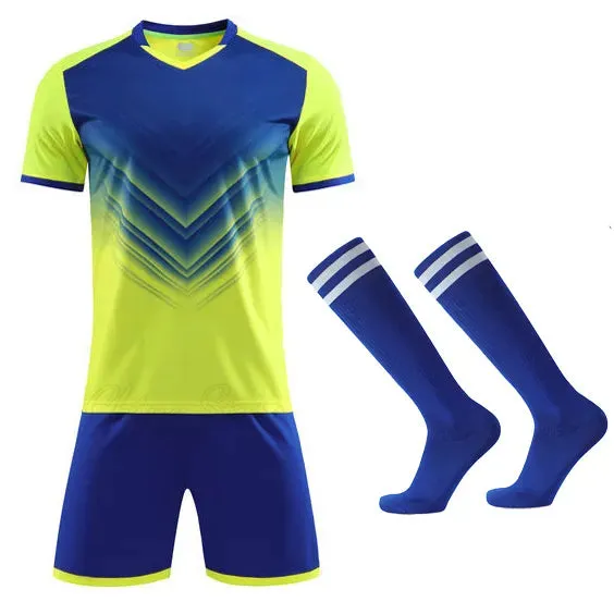 Custom Men Kids Soccer Jerseys Suit Boys Football Uniforms Futebol Shirt Sets Soccer Kit Children Girls Sportswear Clothing