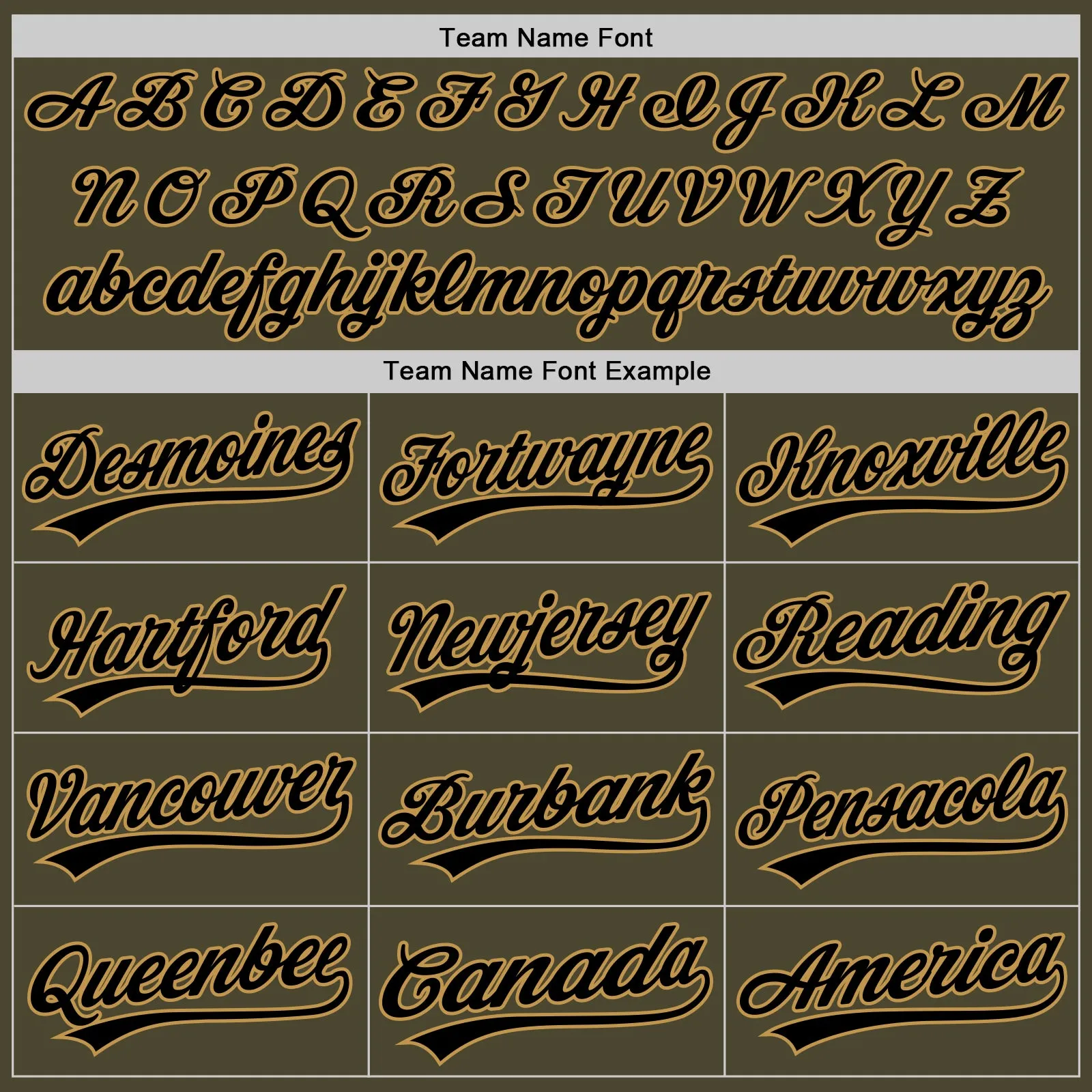 Custom Olive Black-Old Gold Authentic Throwback Salute To Service Baseball Jersey