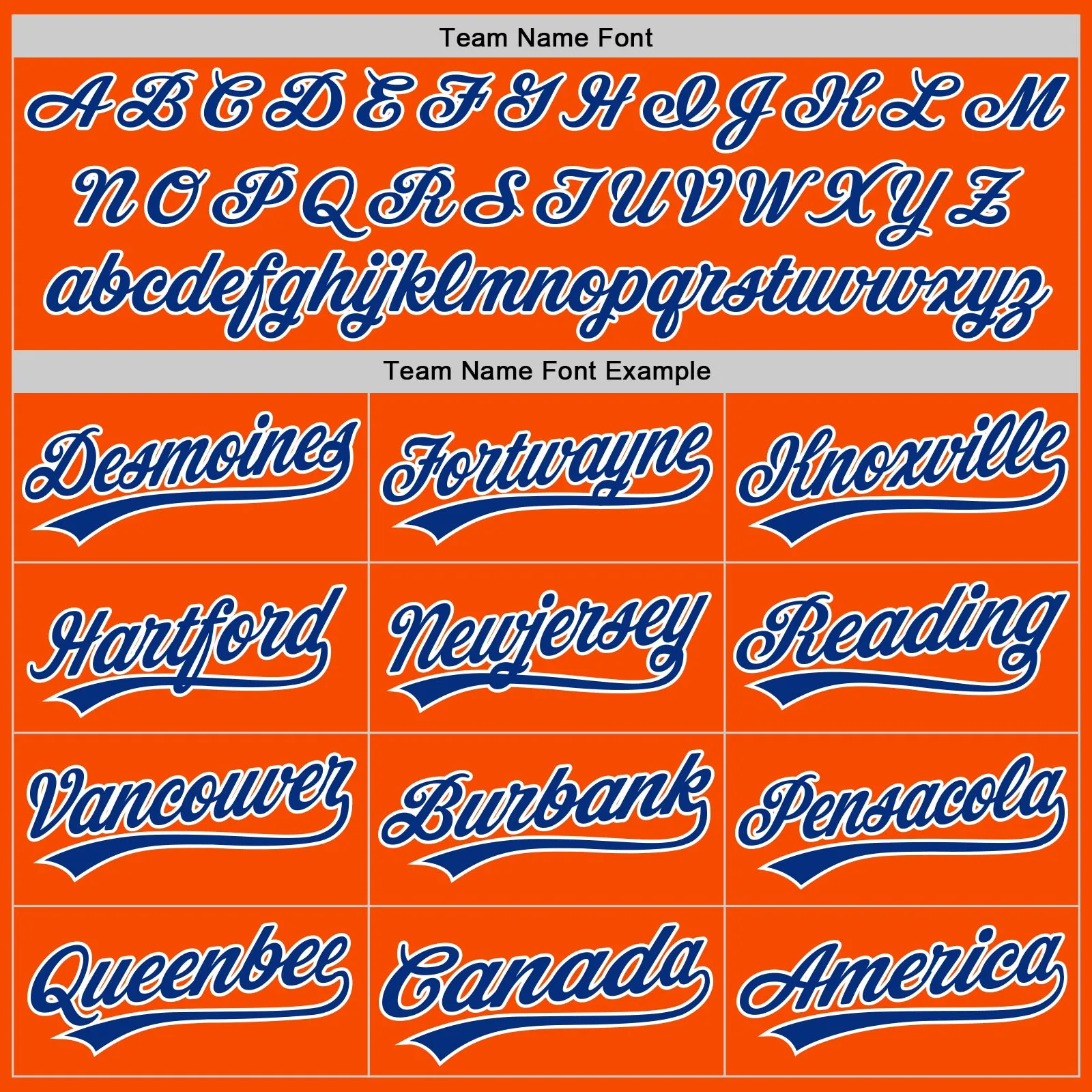 Custom Orange Royal-White Authentic Baseball Jersey