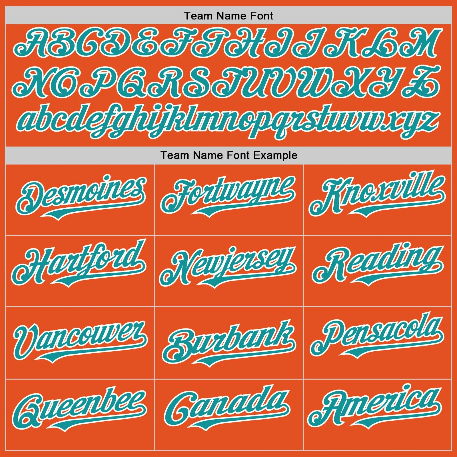 Custom Orange Teal-White Line Authentic Baseball Jersey