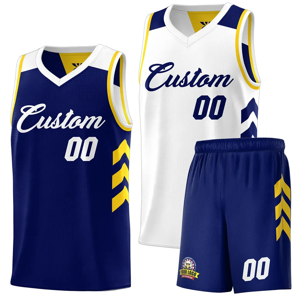 Custom Reversible Basketball Jersey 90s Hip Hop Sports Shirts Printed Name Number for Men/Youth