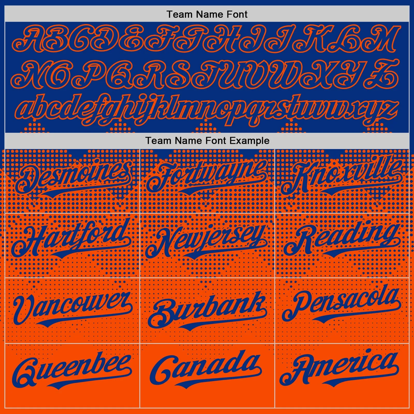 Custom Royal Orange 3D Pattern Design Gradient Square Shapes Authentic Baseball Jersey