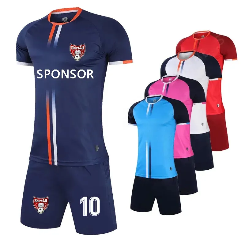 Custom Soccer Jersey Set for Men Kids Personalized Custom Boy Soccer Jersey Set 2 Piece Team Club Training Football Uniform
