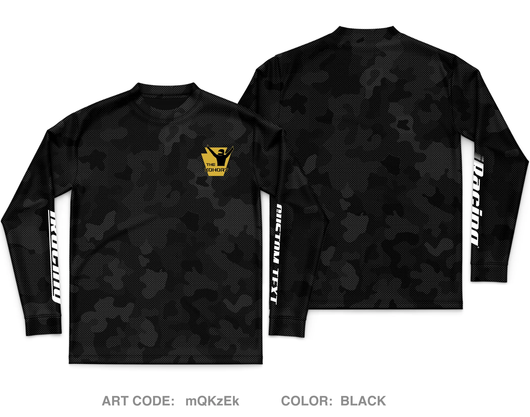 CUSTOM The Kohort Core Men's LS Performance Tee - mQKzEk