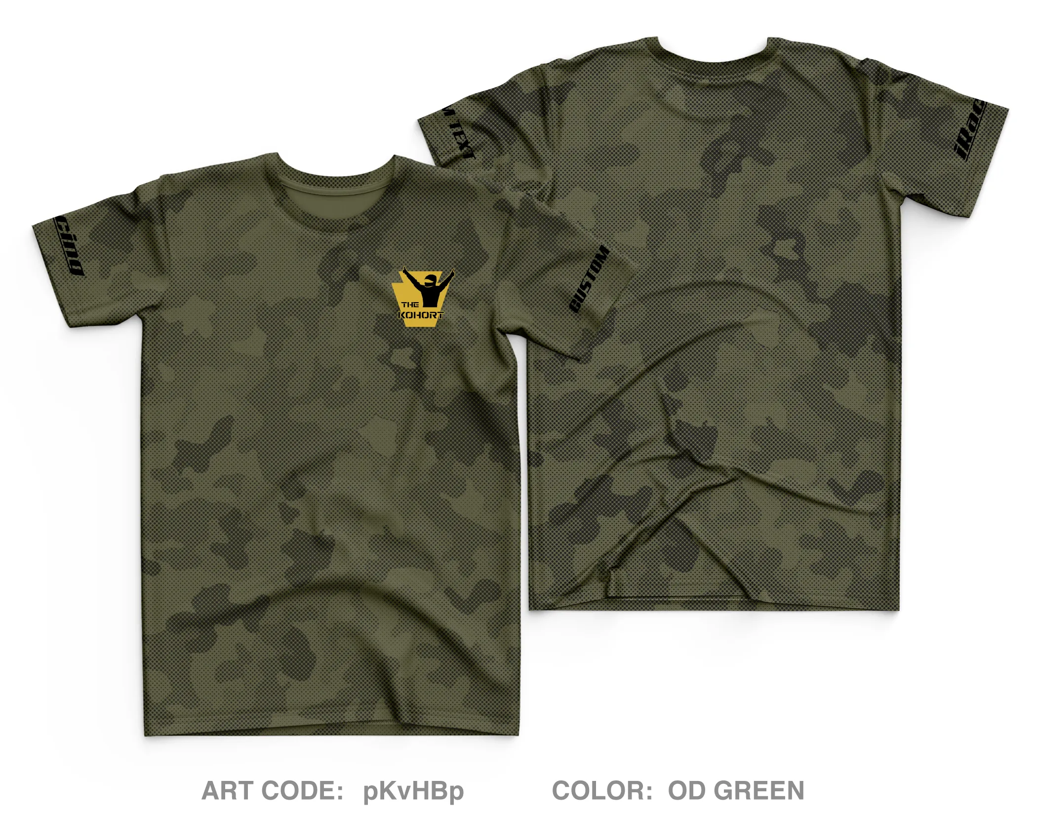 CUSTOM The Kohort Core Men's SS Performance Tee - pKvHBp