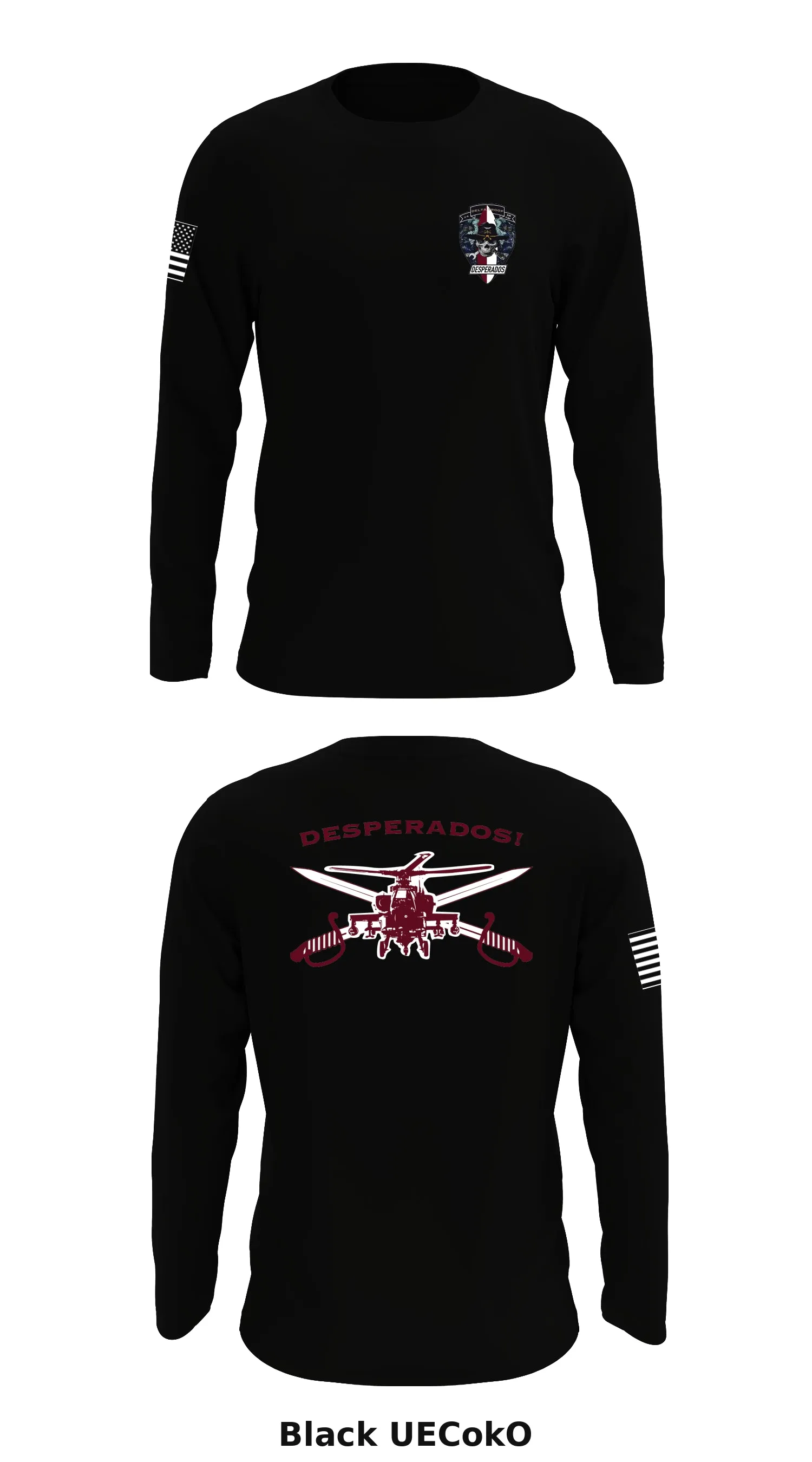 D TRP 2-6 CAV Store 1 Core Men's LS Performance Tee - UECokO
