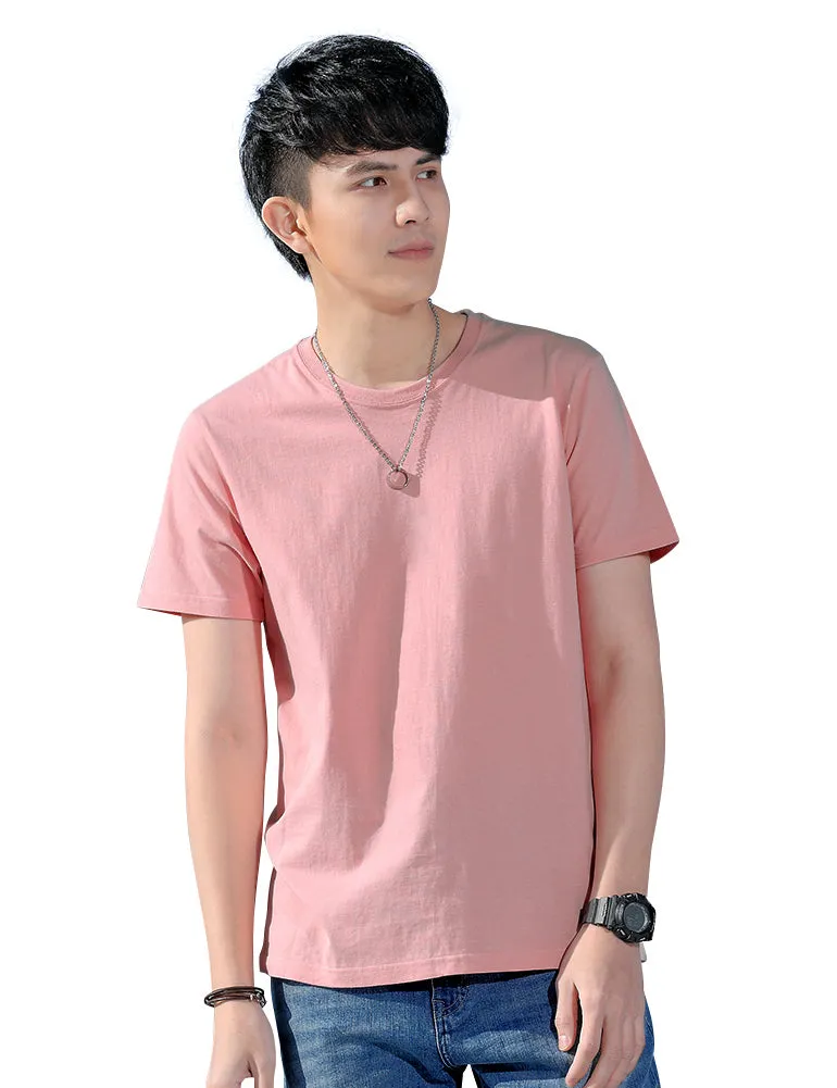 Demon&Hunter TX1 Series Men's 100% Cotton Seamless Cotton Crew T-Shirt