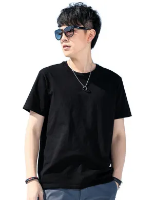 Demon&Hunter TX1 Series Men's 100% Cotton Seamless Cotton Crew T-Shirt