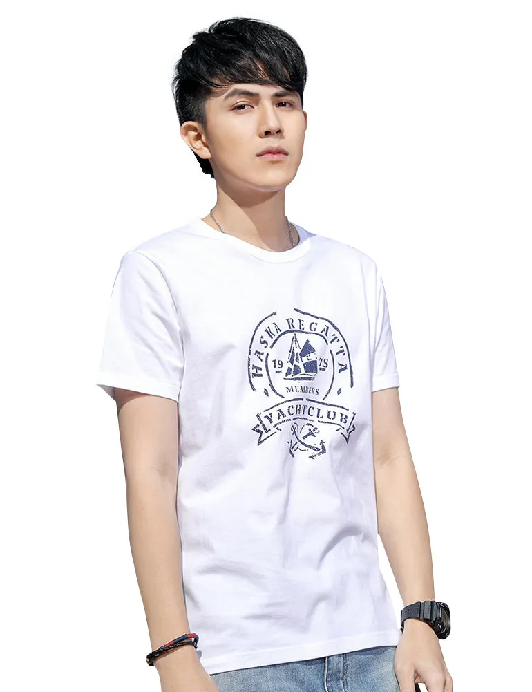 Demon&Hunter TX2 Series Men's 100% Cotton Seamless Cotton Crew T-Shirt