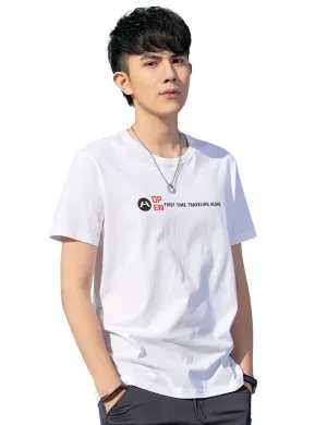 Demon&Hunter TX2 Series Men's 100% Cotton Seamless Cotton Crew T-Shirt