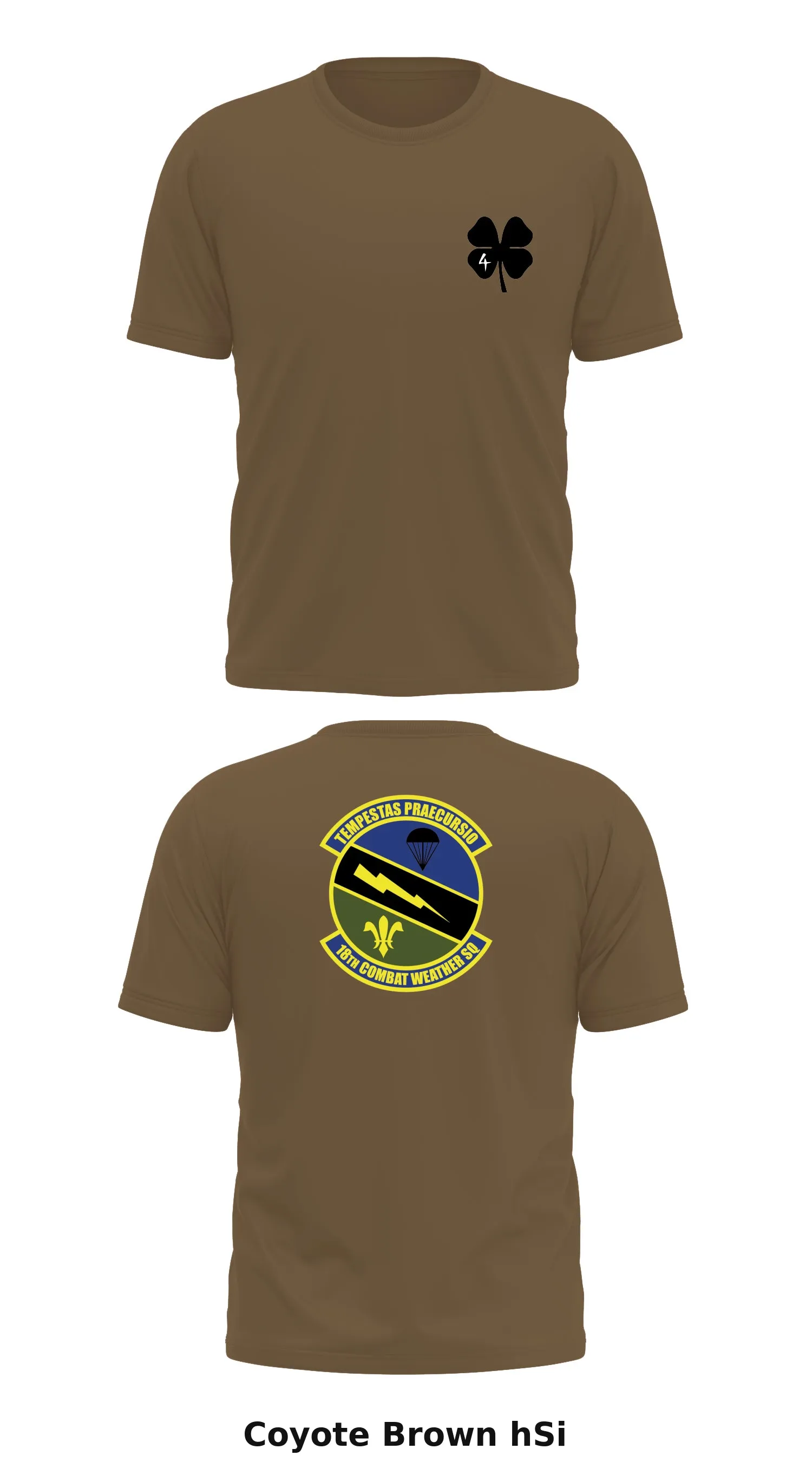 Detachment 4, 18th Combat Weather Squadron Store 1 Core Men's SS Performance Tee - hSi